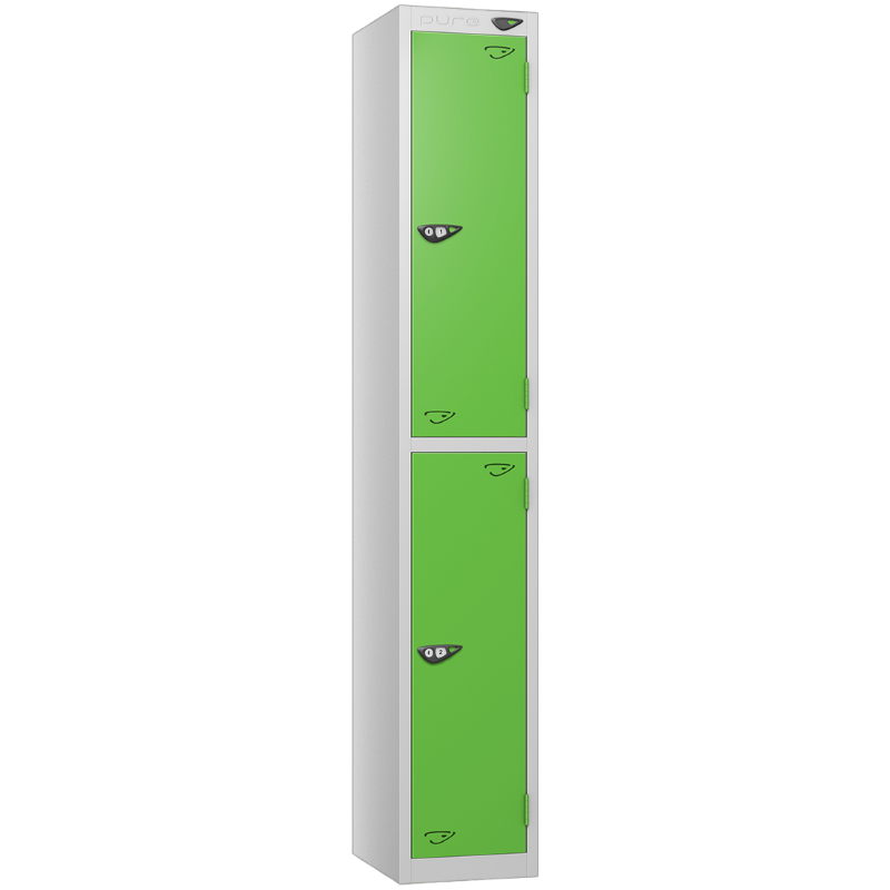 Pure 2 Door Locker with Green Door